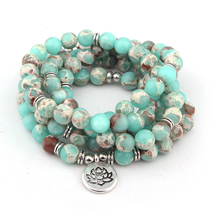 Wholesale 3PCS Emperor Stone Lotus Bracelet